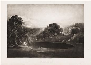 JOHN MARTIN Group of 7 mezzotints from Paradise Lost.